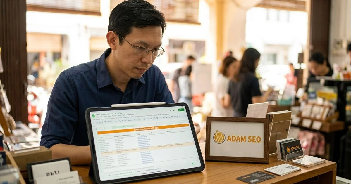 Local citation listings showing consistent name address and phone across directories