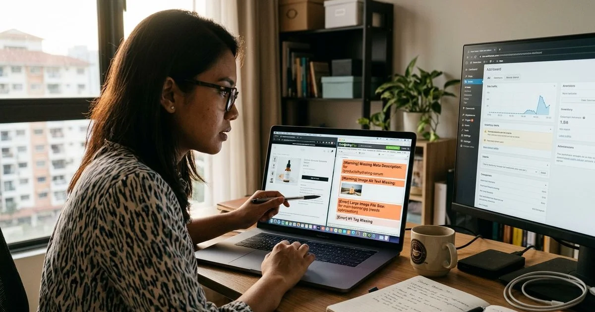 Optimised product page showing SEO best practices in action